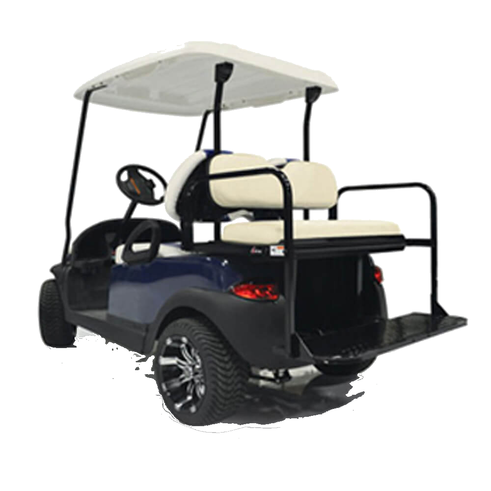 Golf carts for Rent from Leaning Tree Rentals in Warrenton, Texas during the antique show